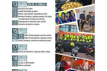 Programa de las fiestas del Pilar del Valle de los Nueve en Telde (Foto TA)